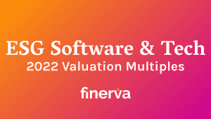 ESG Software & Tech 2022 Revenue Multiples